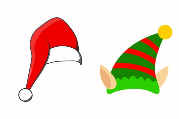 Christmas Cap Season Accessories Vector Graphics
