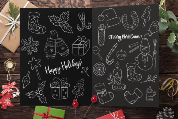 Christmas Doodles: A Versatile Graphics and Illustrations Pack