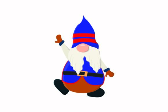 Christmas Gnome Character - A Charming Illustration for Graphics