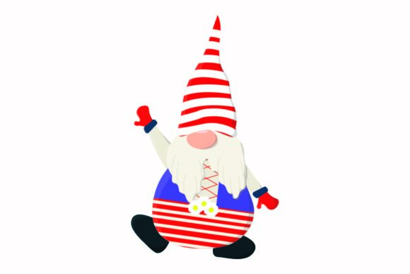 Christmas Gnome Character: A Festive Graphic for Brands