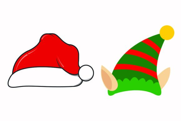 Christmas Hat Gnome Illustration: A Charming Graphics Asset