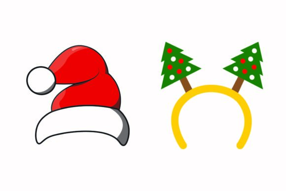Christmas Hat Santa Claus Illustration for Graphics