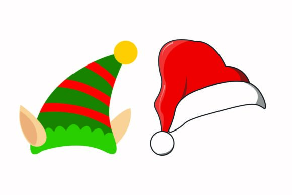 Christmas Hat Santa Clothing Vectors for Crafters