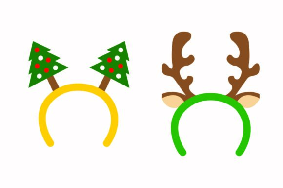 Christmas Headband Illustration Vectors for Crafters and Graphics