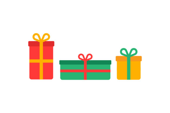 Christmas Illustration Gift Boxes: A Versatile Graphics Asset