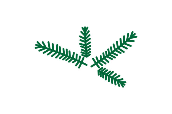 Christmas Illustration Leaf Asset: A Versatile Graphics Choice