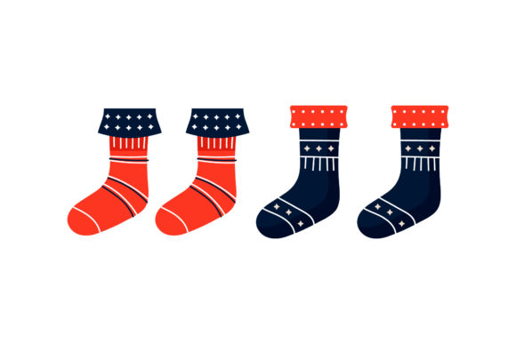Christmas Stocking Set Vector: A Festive Embroidery Delight