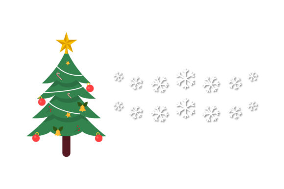 Christmas Tree Christmas Asset Set: A Versatile Graphics and Illustrations Toolkit